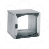 Imagem de Wall-Mounted Open Box 9U W600 D500 Fixed 19" Glazed Door R7035