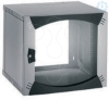Imagem de Wall-Mounted Open Box 9U W600 D500 Swing 19" Glazed Door R7035
