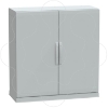 Imagem de Floor standing encl.polyester vers.PLAZ w/plinth open bottom 1000x1000x420 IP54