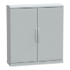 Imagem de Floor standing encl.polyester vers.PLAZT w/open plinth+canopy 1000x1000x320 IP44