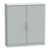 Imagem de Floor standing encl.polyester vers.PLAZT w/open plinth+canopy 1000x1000x320 IP44