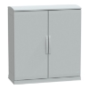 Imagem de Floor standing encl.polyester vers.PLAZT w/open plinth+canopy 1000x1000x420 IP44