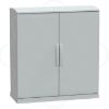 Imagem de Floor standing encl.polyester vers.PLAZT w/open plinth+canopy 1000x1000x420 IP44