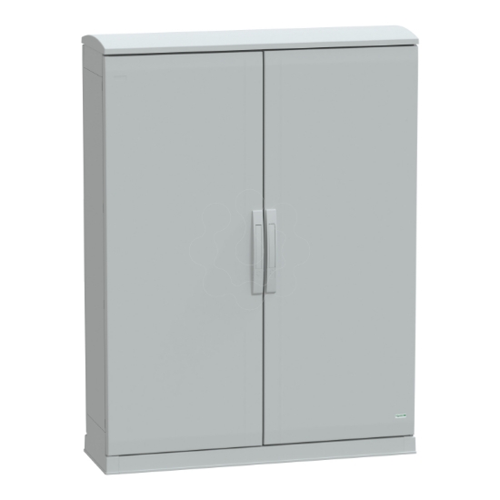 Imagem de Floor standing encl.polyester vers.PLAZT w/open plinth+canopy 1250x1000x320 IP44