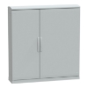 Imagem de Floor standing encl.polyester vers.PLAZT w/open plinth+canopy 1250x1250x320 IP44
