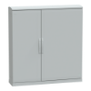 Imagem de Floor standing encl.polyester vers.PLAZT w/open plinth+canopy 1250x1250x320 IP44