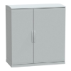 Imagem de Floor standing encl.polyester vers.PLAZT w/open plinth+canopy 1250x1250x620 IP44