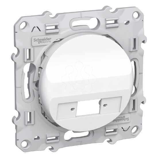 Imagem de Odace - Centro tomada fibra optica para SC/APC simplex - Branco