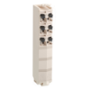 Imagem de terminal block - 6 contacts - branco - quantidade 1