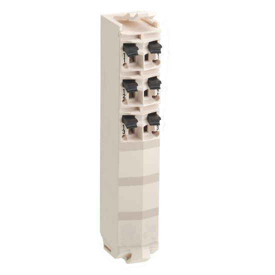 Imagem de terminal block - 6 contacts - branco - quantidade 1