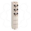 Imagem de terminal block - 6 contacts - branco - quantidade 1