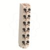 Imagem de terminal block - 12 contacts - branco - quantidade 10