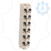 Imagem de terminal block - 12 contacts - branco - quantidade 10