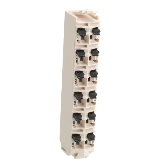 Imagem de terminal block - 12 contacts - branco - quantidade 1