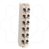 Imagem de terminal block - 12 contacts - branco - quantidade 1