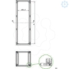 Imagem de Spacial SF/SM 19" fixed rack - 1200 mm