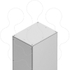 Imagem de Spacial SF Standard enlarged roof W800 x D500 mm