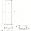 Imagem de Spacial SF/SM 19" swing rack - 1800x600 mm - 36 modules