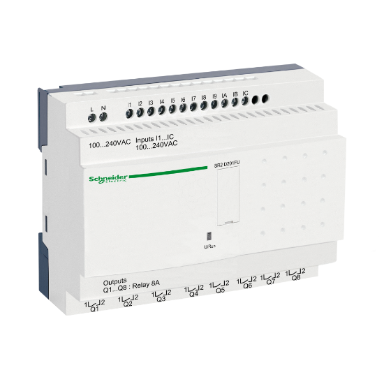 Imagem de Rele inteligente compacto zelio logic - 20 e s – 100..240 v ca – s/ relogio – s/ ecra