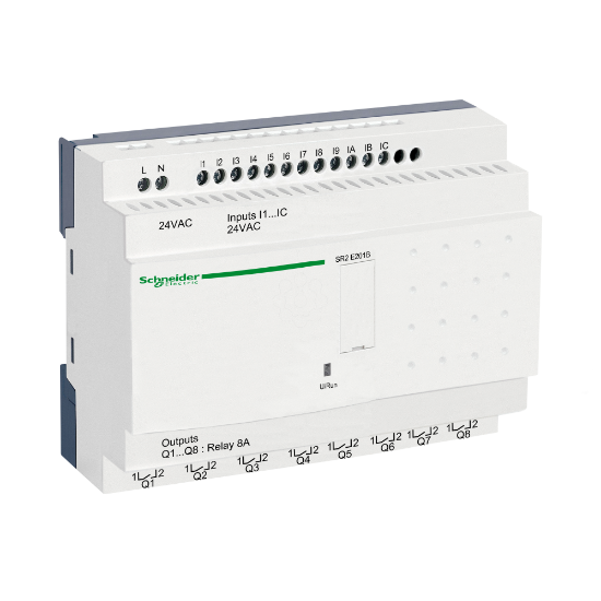 Imagem de Rele inteligente compacto zelio logic - 20 e s - 24 v ca – relogio – sem ecra