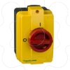 Imagem de interruptor seccionador principal paragem de emergencia em caixa 3P 32A