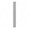 Imagem de PERFIL DE MONTAGEM 40MM P/ PAINEL 1000MM CJ. 2 PCS