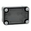 Imagem de PC box IP66 IK08 RAL7035 Int.H125W80D65 Ext.H138W93D72 Transp.cover H20