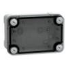 Imagem de PC box IP66 IK08 RAL7035 Int.H125W80D65 Ext.H138W93D72 Transp.cover H20