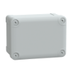 Imagem de PC box IP66 IK08 RAL7035 Int.H150W105D80 Ext.H164W121D87 opaque PC cover H20