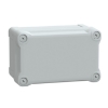 Imagem de PC box IP66 IK08 RAL7035 Int.H175W105D100 Ext.H192W121D105 opaque PC cover H40