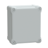 Imagem de PC box IP66 IK08 RAL7035 Int.H175W150D100 Ext.H193W164D105 opaque PC cover H40