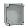 Imagem de PC box IP66 IK08 RAL7035 Int.H175W150D100 Ext.H193W164D105 Transp.cover H40