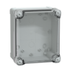 Imagem de PC box IP66 IK08 RAL7035 Int.H175W150D100 Ext.H193W164D105 Transp.cover H40