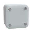 Imagem de PC box IP66 IK08 RAL7035 Int.H65W65D45 Ext.H74W74D56 opaque PC cover H10