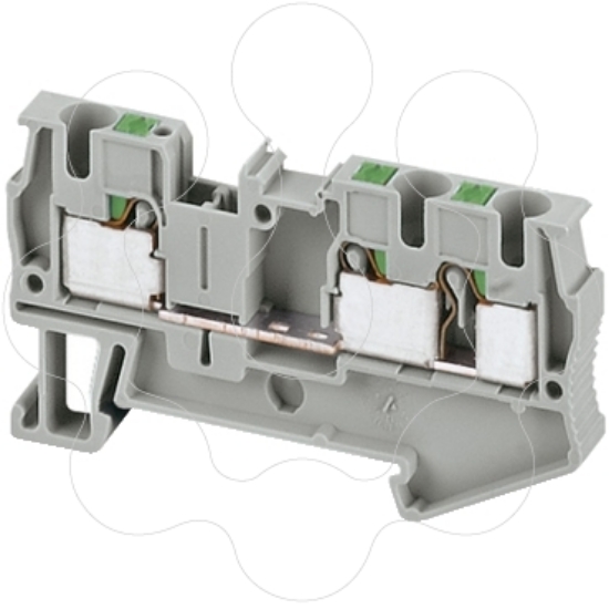 Imagem de BORNE PASS 4MM2 CINZ PUSH-IN 1