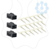 Imagem de Kit ligador para alimentacao motorconector padrao para BCH2.B/.D/.F   40/60/80mm
