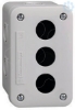 Imagem de Estacao de controlo vazia - cinzento claro - 3 recortes - ip54 - para xb7 o 22 milimetros