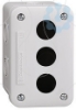 Imagem de Estacao de controlo vazia - cinzento claro - 3 recortes - ip54 - para xb7 o 22 milimetros