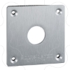 Imagem de Placa frontal perfurada - xap-e - metal - 1 abertura
