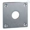 Imagem de Placa frontal perfurada - xap-e - metal - 1 abertura