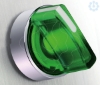 Imagem de Interruptor selector iluminado verde o 22 manipulo 2 posicoes - 24 v - 1no+1nc