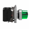 Imagem de Interruptor selector iluminado verde o 22 manipulo 2 posicoes - 24 v - 1no+1nc