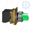 Imagem de Interruptor selector iluminado verde o 22 manipulo 2 posicoes - 240 v - 1no+1nc