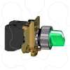 Imagem de Interruptor selector iluminado verde o 22 manipulo 2 posicoes - 240 v - 1no+1nc