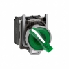 Imagem de Interruptor selector iluminado verde o 22 manipulo 2 posicoes - 240 v - 1no+1nc