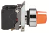 Imagem de Interruptor selector iluminado amarelo o 22 manipulo 2 posicoes - 24 v - 1no+1nc