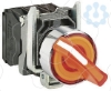 Imagem de Interruptor selector iluminado amarelo o 22 manipulo 2 posicoes - 240 v-1no+1nc