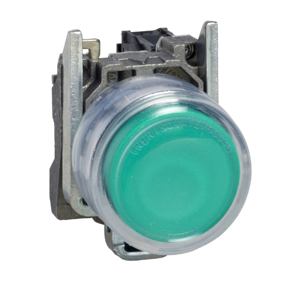 Imagem de Botao de pressao iluminado verde - o 22 - 240 v - atex
