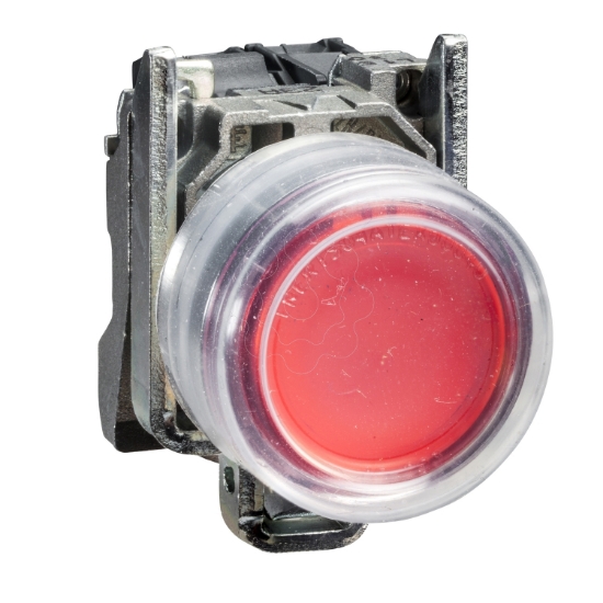 Imagem de Botao de pressao iluminado vermelho - o 22 - 24 v - atex