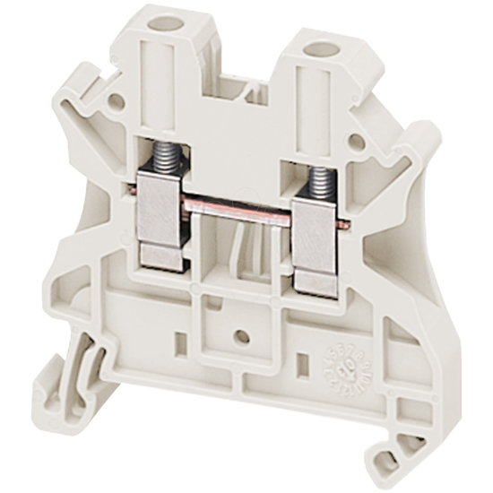 Imagem de BORNE PASS 4MM2 BRANC 1P 1X1